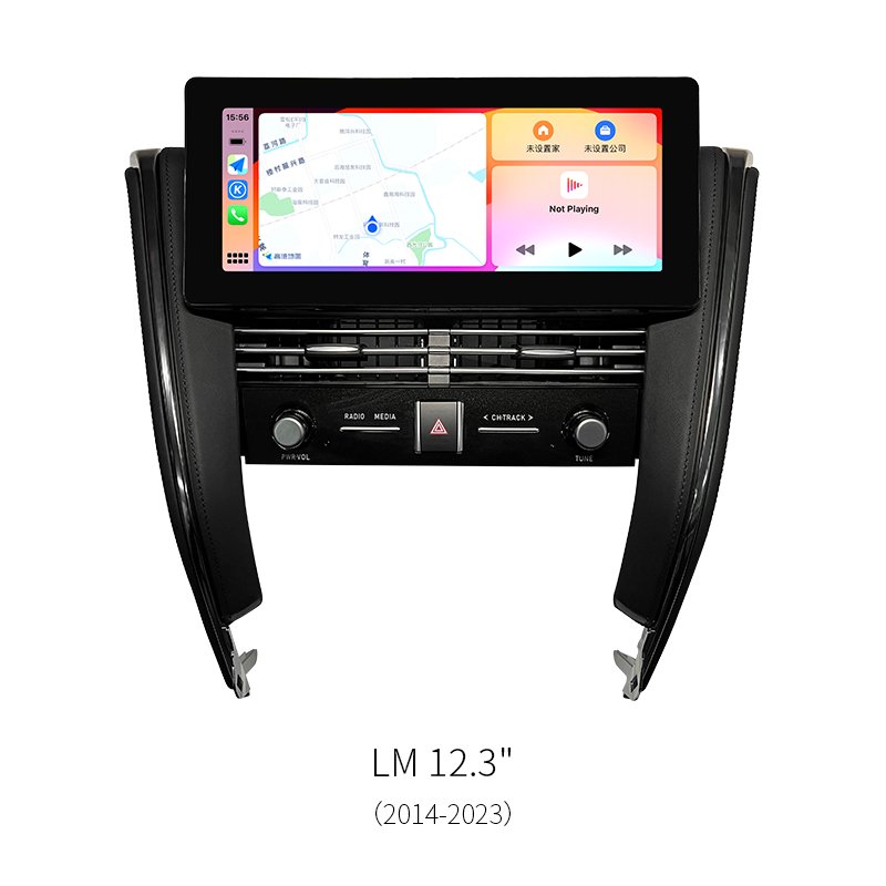 12.3" 8‑Core Horizontal Android Car Head Unit for Lexus LM 2014‑2023 1920*720 HD Touch Screen Infotainment Stereo Upgrade