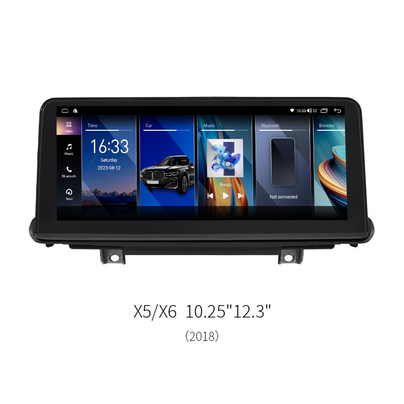 10.25″/12.3″ Android Car Stereo For BMW X5 G05 / X6 G06 2018‑ , Wireless CarPlay Android Auto GPS Navigation Head Unit