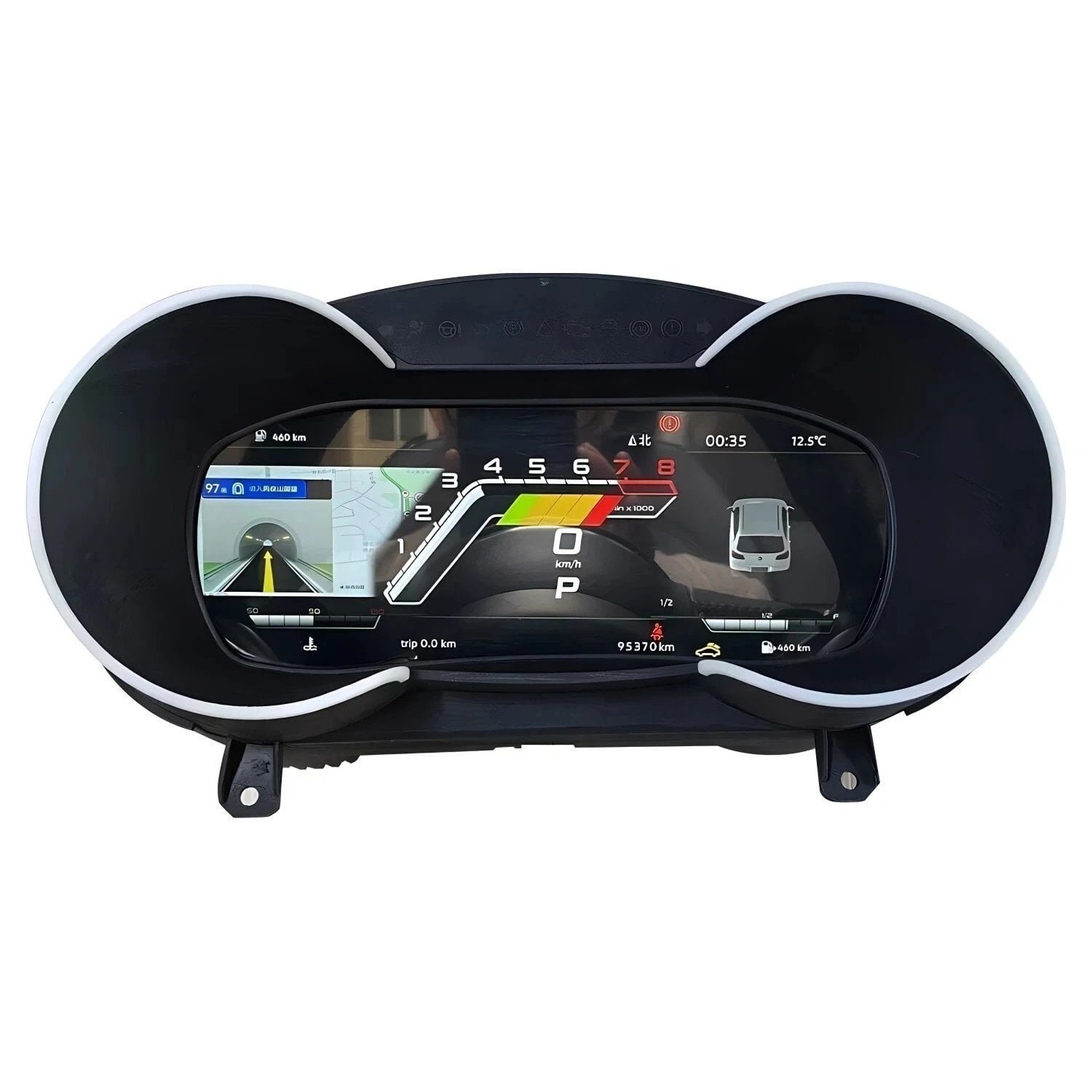 For Audi TT TTS 10.25″ Digital Instrument Cluster With CarPlay Map