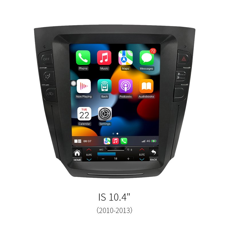 10.4 Inch Android Car Stereo Radio For Lexus IS 2010‑2013 8‑Core 1920*720 GPS Navigation Multimedia Player