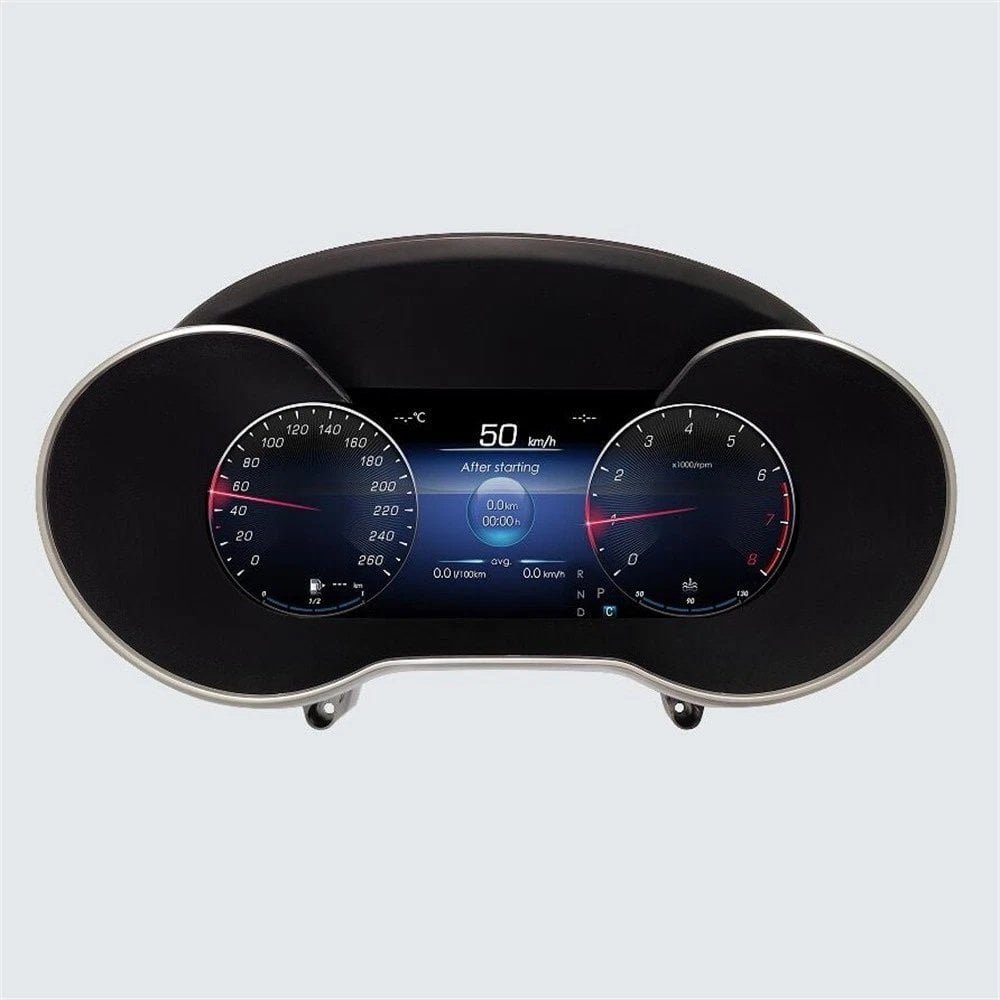 For Mercedes‑Benz W205 X253 12.3″ Digital Instrument Cluster | C‑Class GLC 2015‑2021