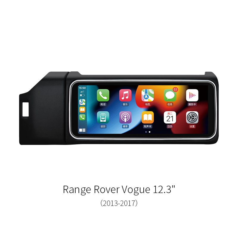 Android Car Head Unit 12.3″ Wireless CarPlay Android Auto Stereo Radio for Range Rover Vogue L405 2013‑2017