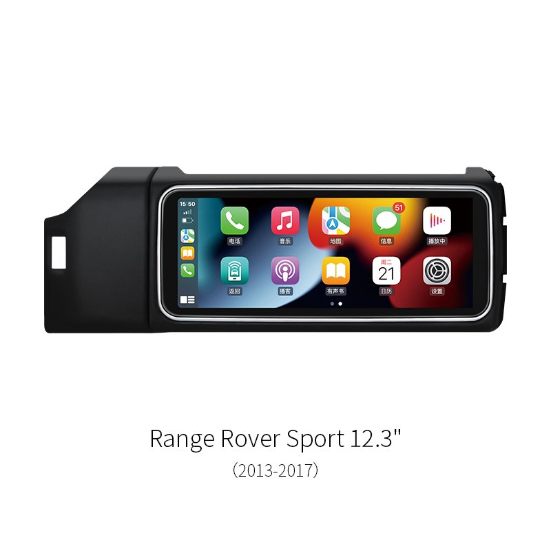 Android Car Head Unit 12.3″ Wireless CarPlay Android Auto Stereo Radio for Range Rover Sport L494 2013‑2017