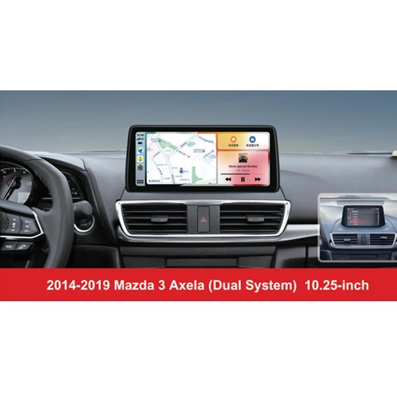 For Mazda 3 Axela 2014‑2019 10.25″ Dual‑System Android Car Stereo