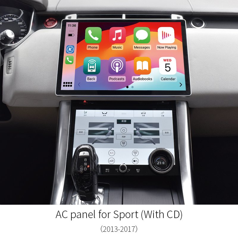 Digital AC Climate Control Panel For Range Rover Sport L494 2013‑2017 With CD Version