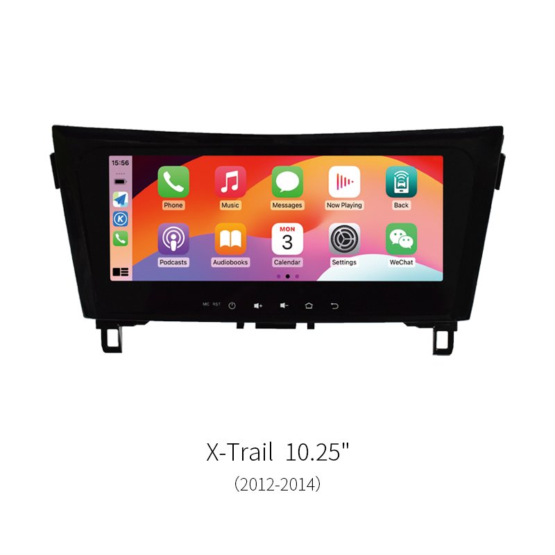 10.25″ Android Car Stereo For Nissan X‑Trail 2012‑2014 8‑Core 1920*720 GPS CarPlay Radio Multimedia Player