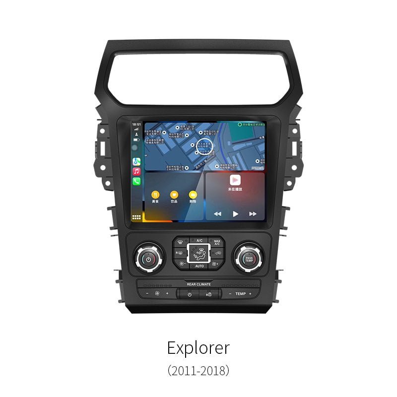 Android Car Stereo For Ford Explorer 2011‑2018 8‑Core 1920*720 GPS CarPlay Radio Multimedia Player