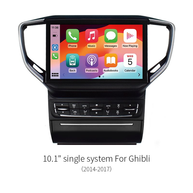 10.1″ Android Car Stereo GPS Navigation Head Unit For Maserati Ghibli 2014‑2017 Infotainment Screen Upgrade