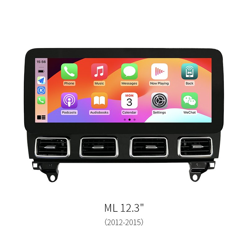 12.3″ Android Car Stereo GPS Head Unit For Mercedes ML W166 2012‑2015 Infotainment Screen Upgrade