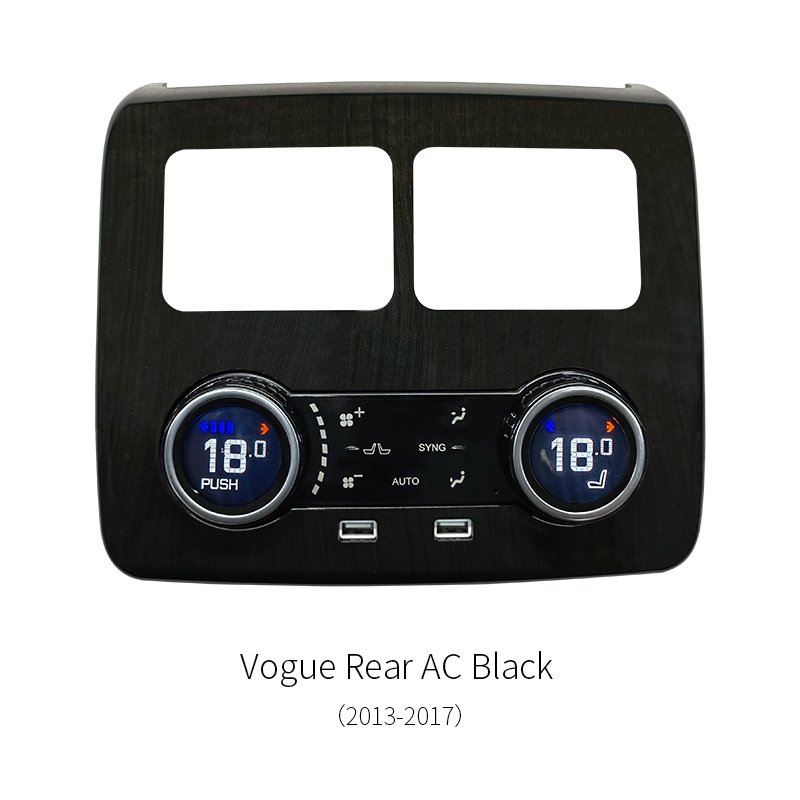 Rear Digital AC Climate Control Panel Black Wood Trim For Range Rover Vogue L405 2013‑2017