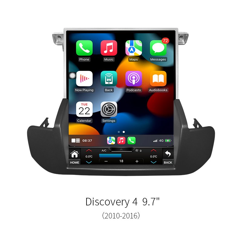 Android Car Head Unit | 9.7″ Wireless CarPlay Stereo Radio for Land Rover Discovery 4 2010‑2016 Android Auto Navigation