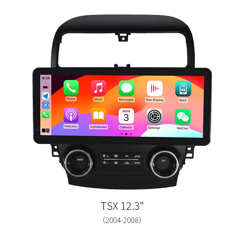8‑Core Horizontal Android Car Head Unit for Acura TSX 2004‑2008