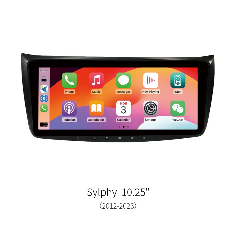 10.25‑Inch Android Car GPS Navigation Unit for Nissan Sylphy 2012‑2023, 1920*720 HD Touch Screen Aluminum Alloy Car Radio Replacement 14V 45W