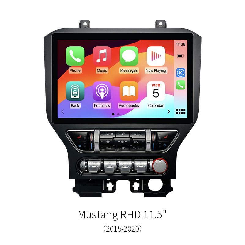 11.5″ Android Car Stereo For Ford Mustang RHD 2015‑2020 8‑Core 1920*720 GPS CarPlay Radio Multimedia Player