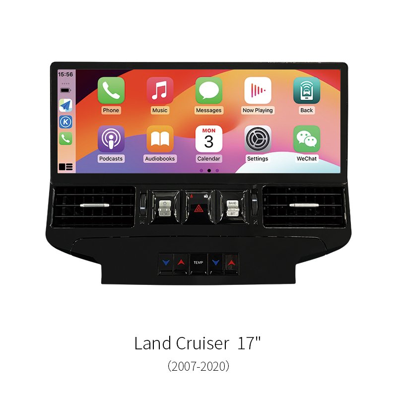 17‑Inch Android Car Multimedia Player For Toyota Land Cruiser 2007‑2020,8‑Core CPU,1920*720 Resolution,Aluminum Alloy Housing