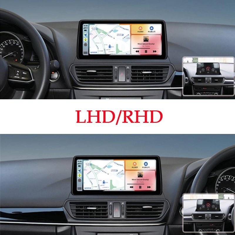 For 10.25″ Dual‑System Android Car Stereo For Mazda 3 Axela CX‑4 2021 LHD/RHD | CarPlay GPS