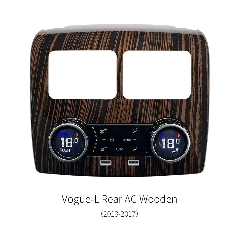 Long Wheelbase Rear Digital AC Climate Control Panel Wood Trim For Range Rover Vogue L405 LWB 2013‑2017