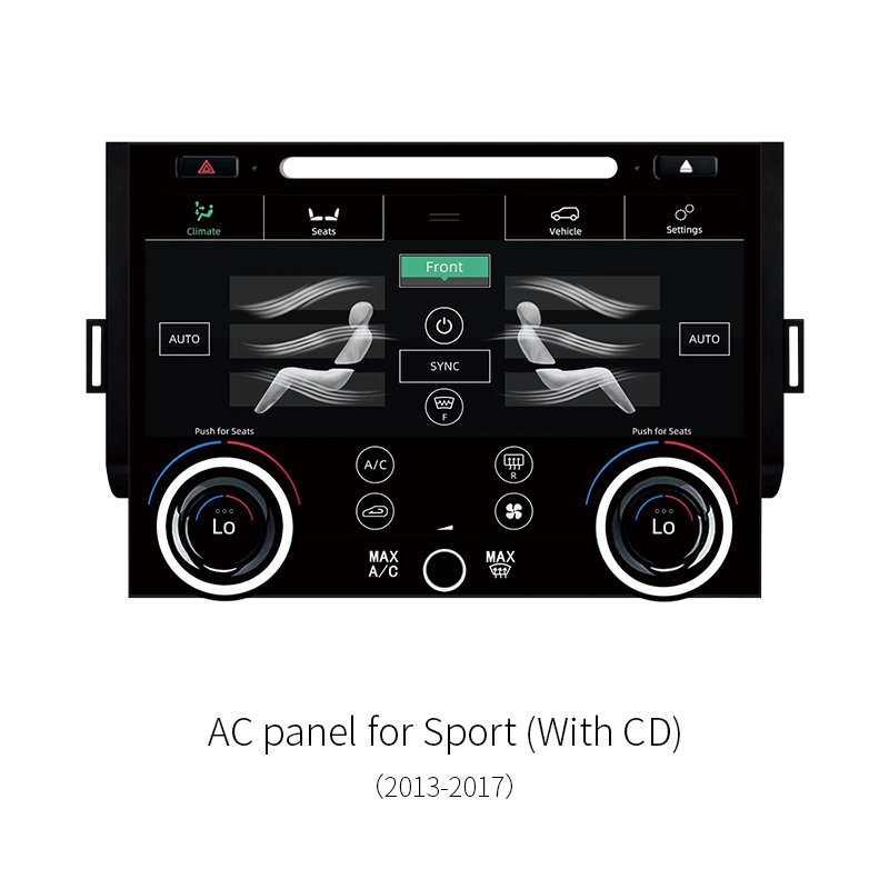 Touch AC Climate Control Panel With CD Slot For Range Rover Sport L494 2013‑2017