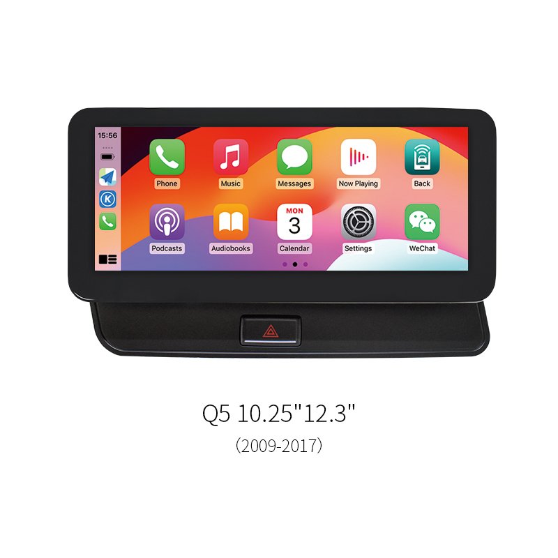 10.25"/12.3" 8-Core Android Car Head Unit for Audi Q5 8R 2009-2017 1920*720 HD Touch Screen Infotainment Stereo Upgrade