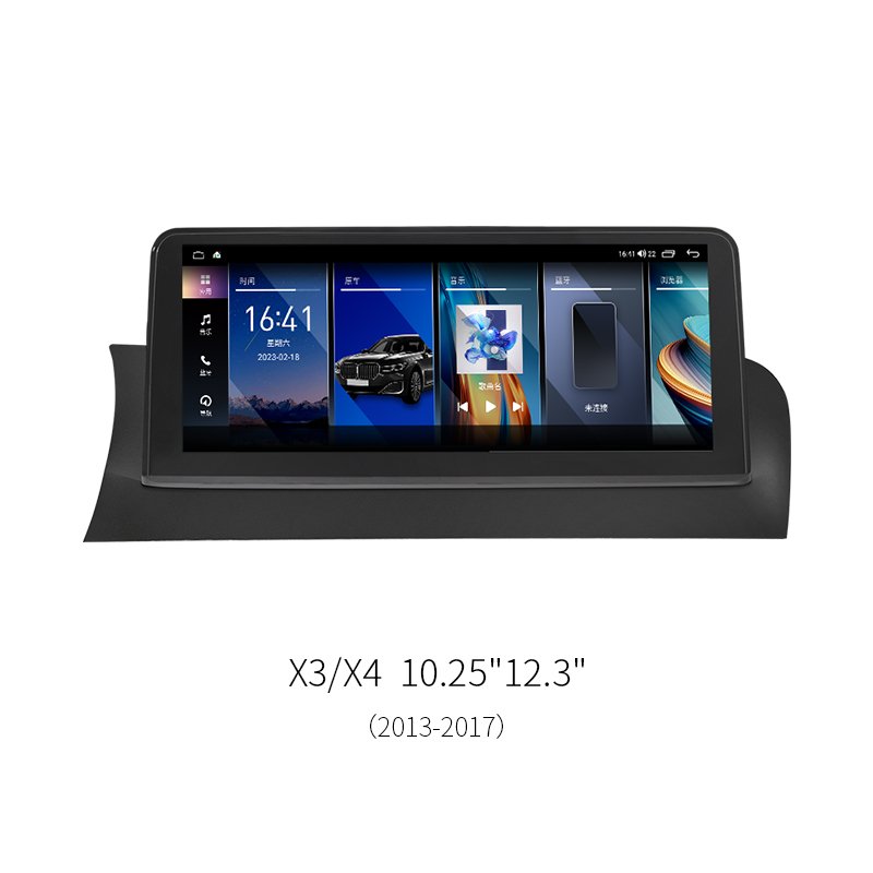 10.25″/12.3″ 8-Core Android Car Head Unit for BMW X3 F25 & X4 F26 2013-2017 1920*720 HD Aluminum Alloy Car Stereo