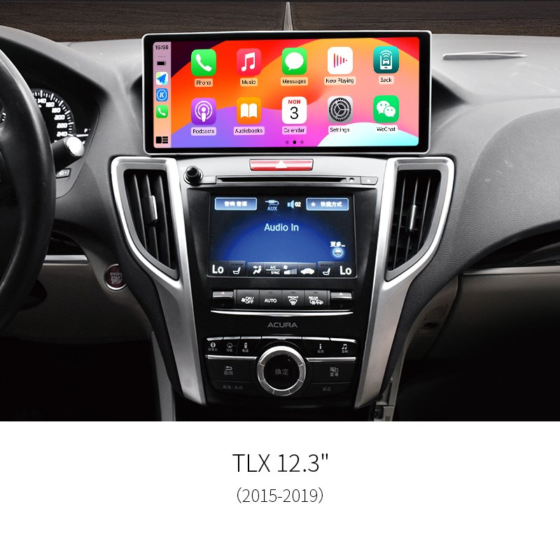 8‑Core Horizontal Android Car Head Unit for Acura TLX 2015‑2019