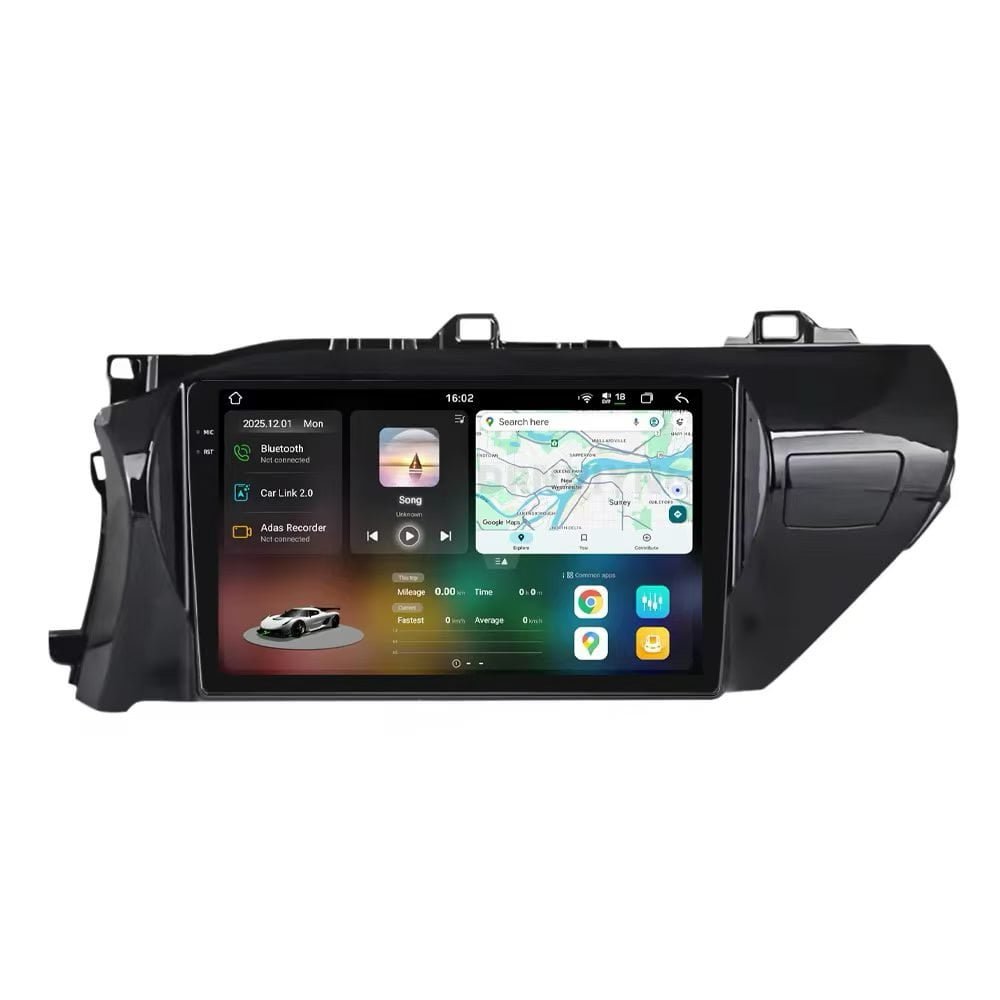 For Toyota Hilux 2016‑2022 LHD 10 Inch Android Car Radio GPS Navigation Head Unit