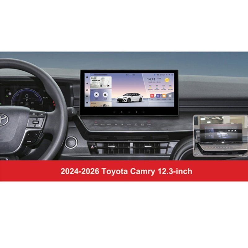 For Toyota Camry 2024‑2026 12.3″ Android Car Stereo CarPlay GPS