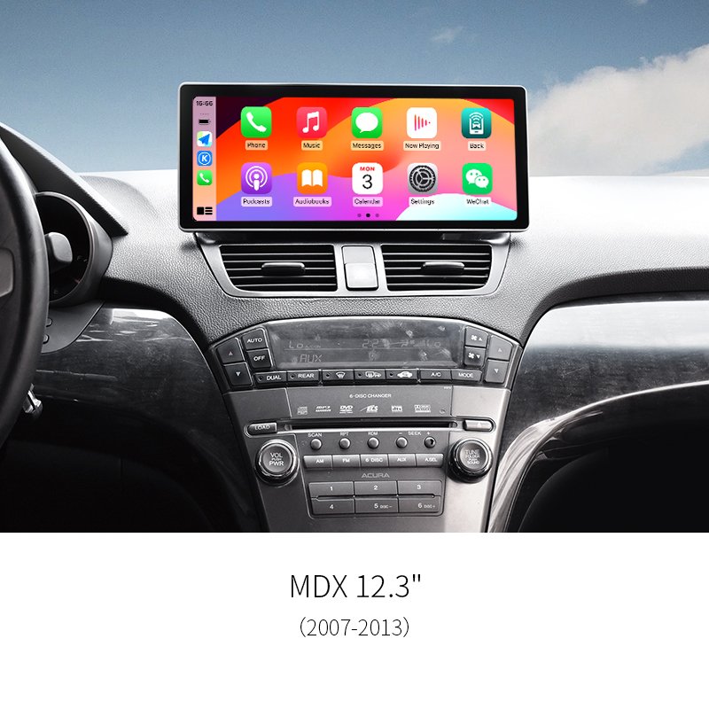 8‑Core Horizontal Android Car Head Unit for Acura MDX 2007‑2013