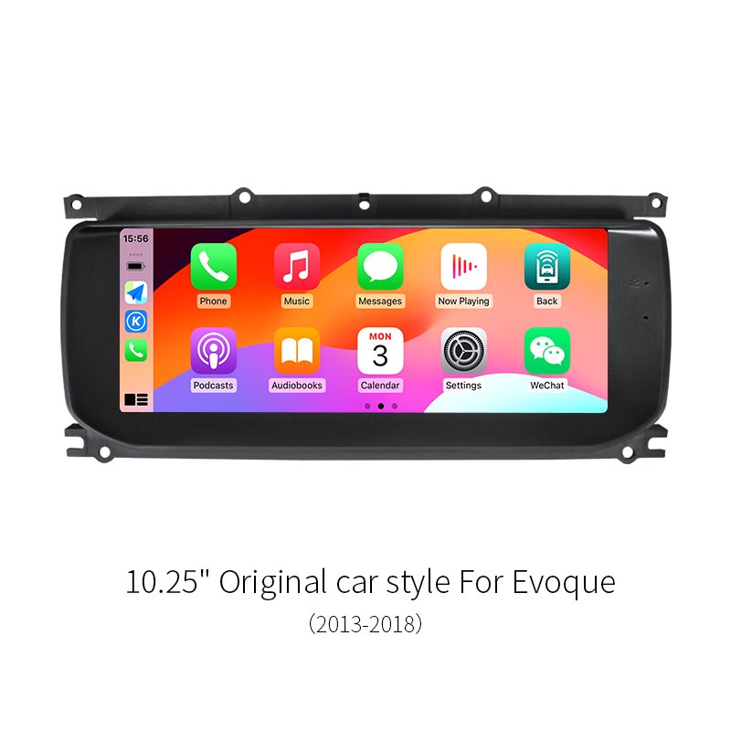 Android Car Head Unit 10.25″ Original OEM Style Wireless CarPlay Android Auto Stereo Radio for Range Rover Evoque 2013‑2018