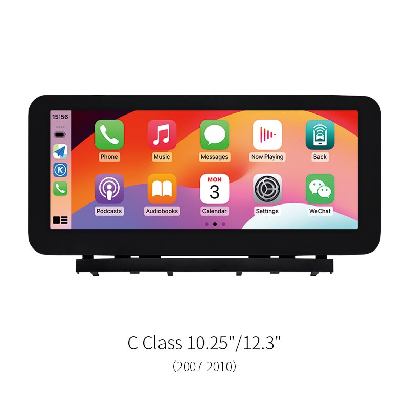 10.25″ /12.3″ Android Screen For Mercedes C‑Class W204 2007‑2010 Wireless CarPlay Upgrade
