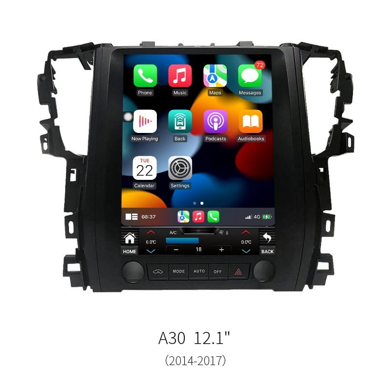 12.1‑Inch Vertical Android Car Multimedia Player For Toyota Alphard A30 2014‑2017,8‑Core CPU,1920*720 Resolution,Aluminum Alloy Housing