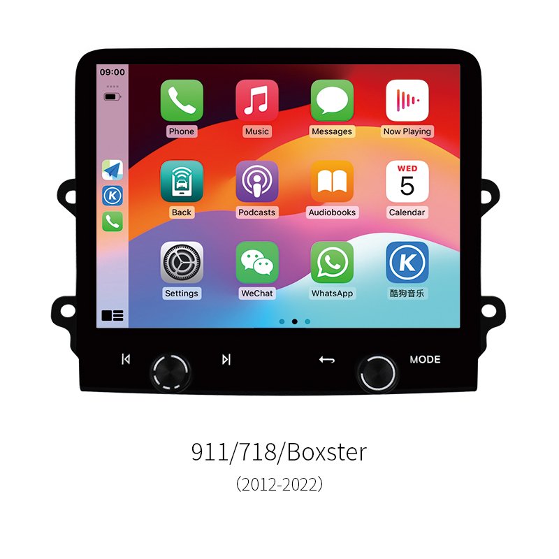 Android Car Stereo GPS Navigation Head Unit For Porsche 911 718 Boxster 2012‑2022 Multimedia Radio Player