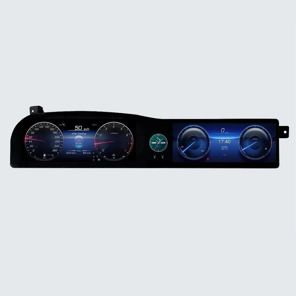For Mercedes‑Benz S‑Class Dual Screen Android Display | Digital Instrument + Multimedia